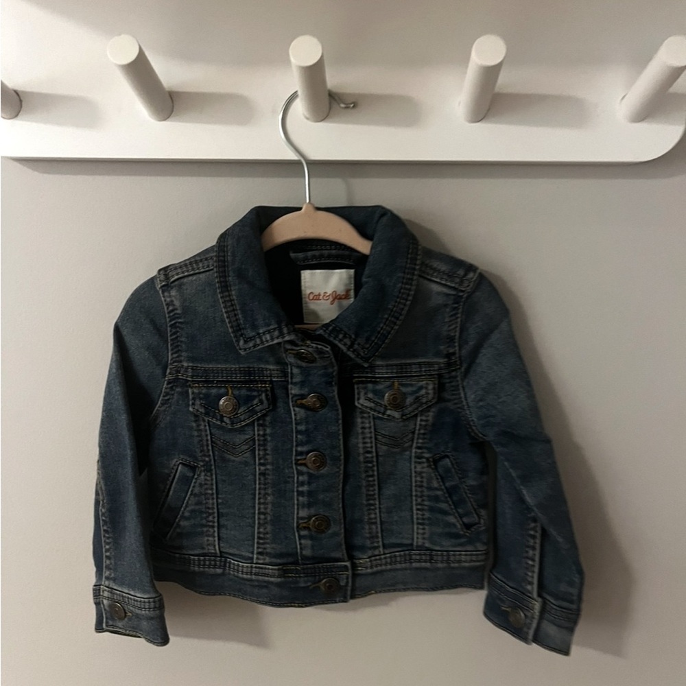 Cat & Jack Blue Jean Jacket Classic Style